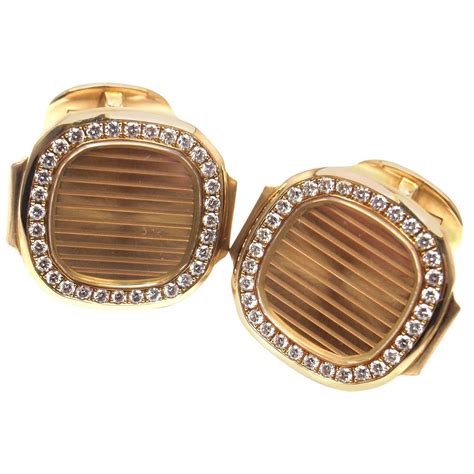 patek philippe diamond cufflinks.